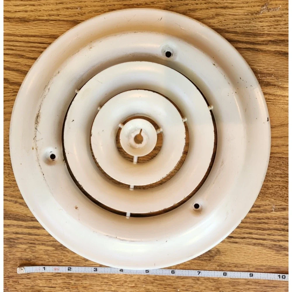 HVAC Premium 8'' Round Ceiling Diffuser - Easy Air Flow - HVAC Vent Duct Cover